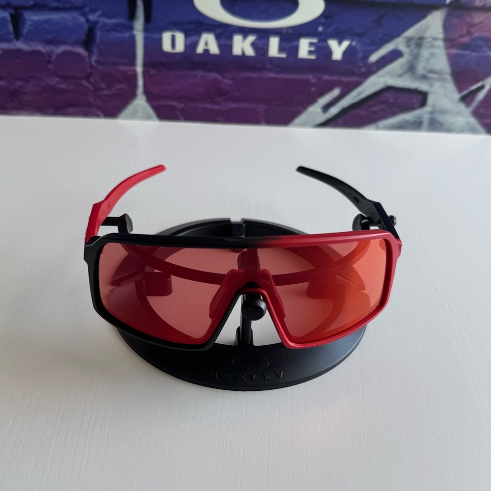 Oakley Sutro Sunglasses Matte Black Redline w/ Prizm Trail Torch